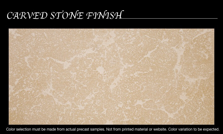 Colors & Textures Carved Stone Finish